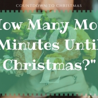 "How Many More Minutes Until Christmas?" #countdown